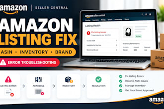 do amazon listing error fixing inventory asin issue brand approval guidance