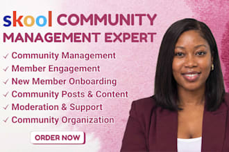 manage your skool community, boost member engagement, online community manager