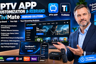 rebrand iptv app tivimate with admin panel