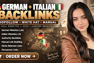 do offpage SEO with UK de fr nl and US backlinks