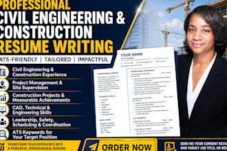 write civil engineer construction project, site manager superintendent resume