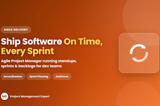 be your agile project manager for software projects