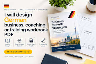 design german business, coaching or training workbook PDF
