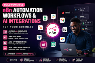 build powerful n8n automation workflows and ai integrations for your business