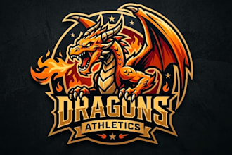 design wonderful dragon mascot logo design service