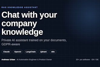 build a gdpr compliant rag ai chatbot trained on your company documents