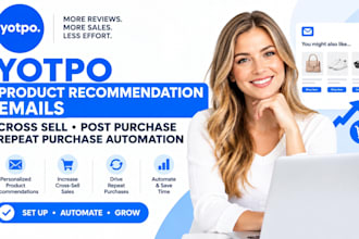 yotpo product recommendation emails cross sell post repeat purchase automation