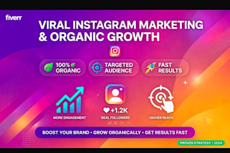 do viral instagram marketing and organic page growth