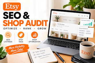 manage etsy shop for audit optimization to rank etsy shop