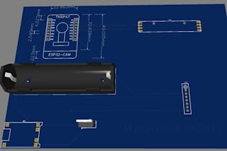design esp32,stm32 bluetooth, gps antenna, wifi and 2 4ghz rf pcb