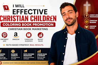 effective christian children coloring book promotion christian book marketing