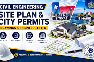 civil engineering site plan city permits drawing engineer letter in texas maine