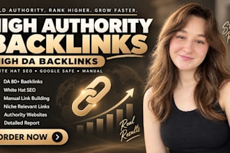 do offpage SEO with manual backlinks and authority links