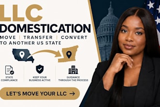 handle llc domestication, conversion and transfer to another US state