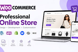 develop woocommerce ecommerce website woocommerce fix woocommerce issue webstore