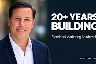 be your fractional cmo and lead marketing for your startup or ai brand