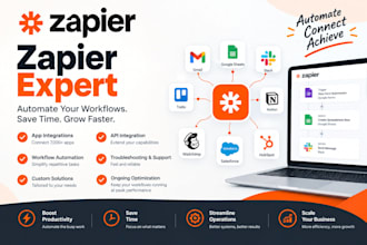 be your zapier automation expert and zapier  integration