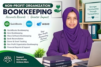 do non profit bookkeeping in quickbooks, xero and wave