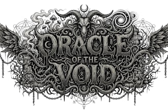 create psychedelic metal, stoner metal, doom metal logo
