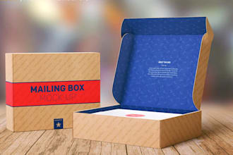 do mailer box, gift box, rigid package, rigid box, mockup box