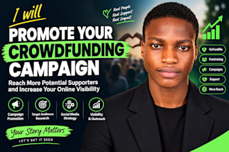 promote your crowdfunding campaign and increase its online visibility