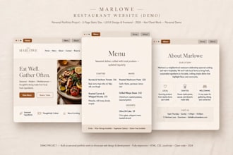 create a simple responsive static websites