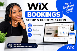set up wix bookings, appointments, and scheduling system for your website