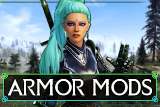 create custom skyrim mod, skyrim weapon, skyrim armor, modding