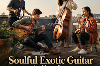 record soulful exotic guitar for your song