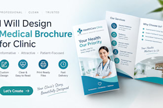 do brochure designer for clinic