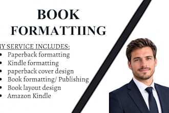 do book design and KDP book formatting kdp book publishing paper back