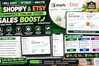 boost optimize audit analyze shopify etsy eccomerce online store sales boost