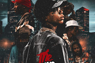 design a mixtape cover or album cover