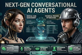 realistic ai avatar assistant 3d metahuman 2d chatbot conversational saas agent