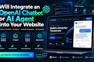 integrate an openai chatbot or ai agent into your website