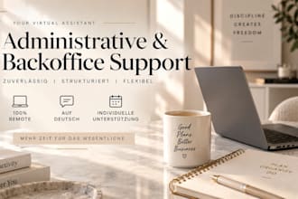 professionelle administrative und backoffice unterstützung auf deutsch