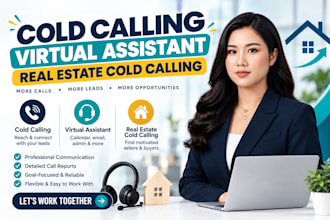 cold calling, virtual assistant, cold caller real estate cold calling
