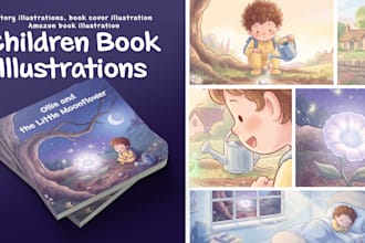 illustrate childrens storybooks and book covers