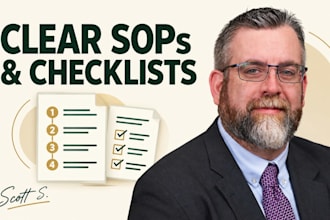 turn your process video or notes into a clear sop and checklist