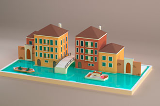 get game ready low poly 3d models for unity and unreal