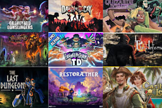 design steam capsule art ,game banner and steam cover art