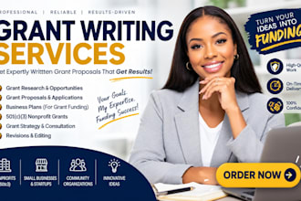 do grant writing, research, and proposal for nonprofits