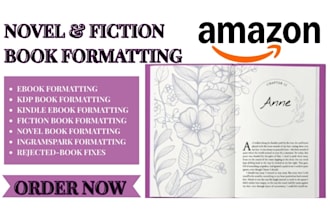 novel formatting fiction formatting edit paperback formatting kindle formatting