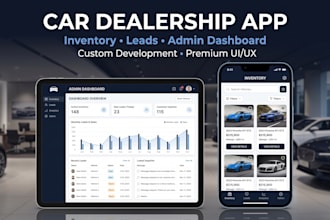 build a car dealership app with inventory, leads and admin dashboard