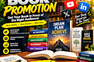manage your author social media, book markerting, and book promotion campaign