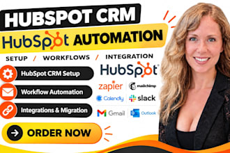 setup hubspot automation, CRM hubspot workflows integrations