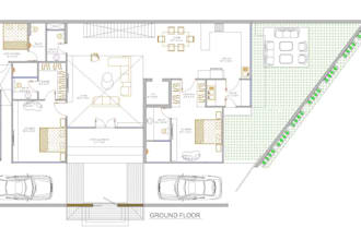 make quick 2d floor plan with furniture placement with measurements