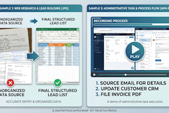 be your professional virtual assistant for web research