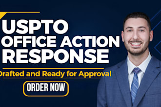 draft your uspto trademark office action response for approval
