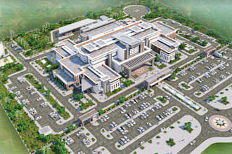 remodel healthcare facility, clinic interior render, nursing elderly home design